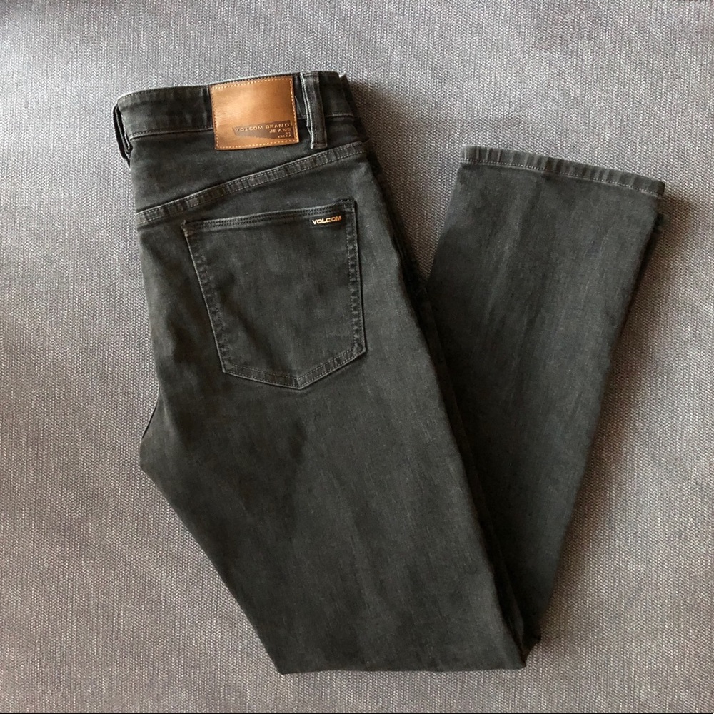 Volcom Vorta Jeans, Black, Size 33x32